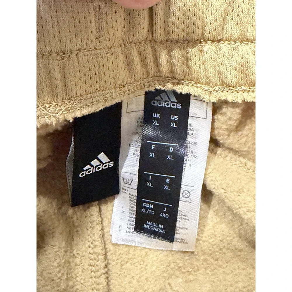 adidas Postgame Tapered Pants Beige Tone HF2211 Mens XL Pre-Owned
